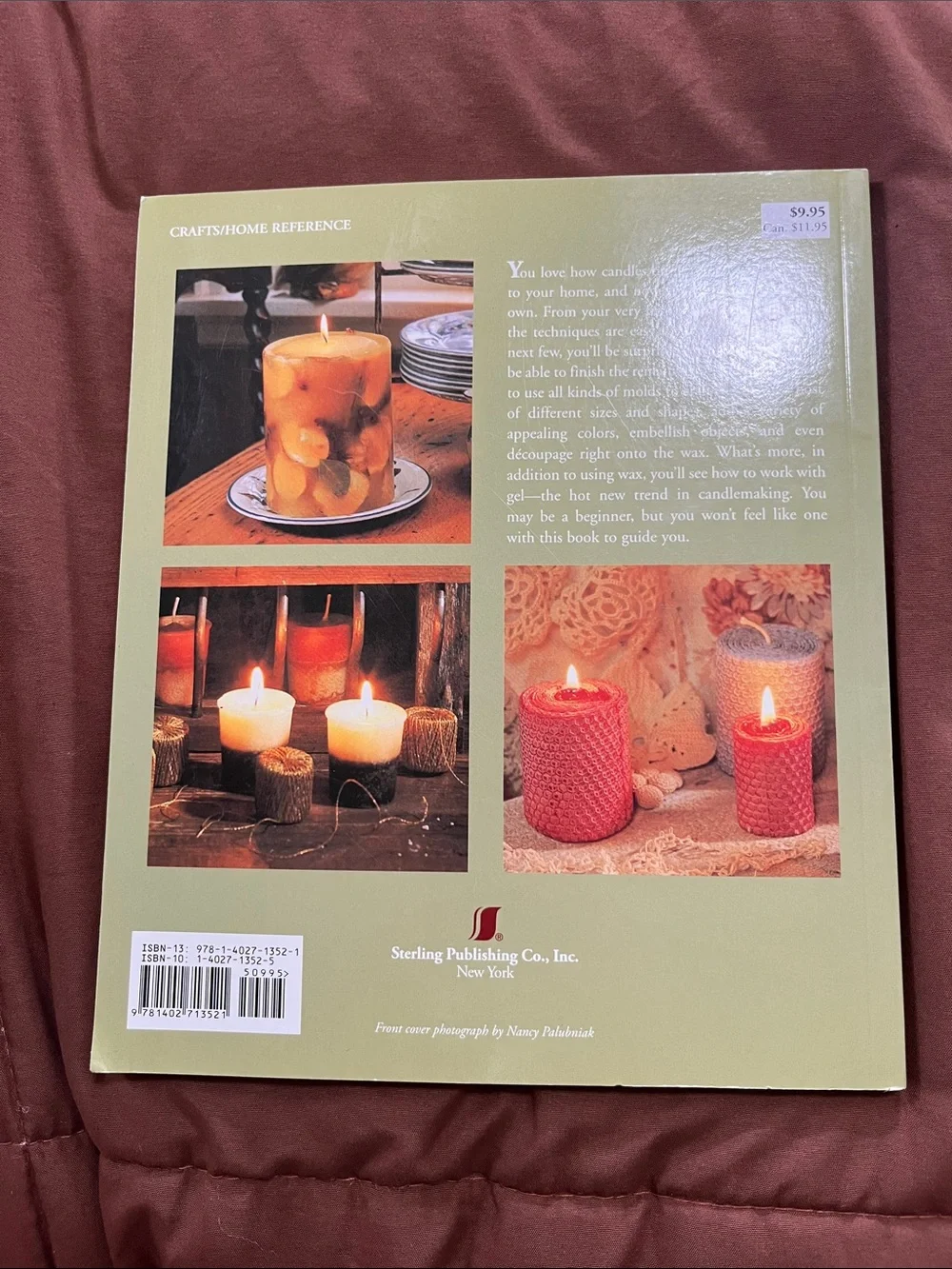 Candlemaking for the First Time - Red Cover